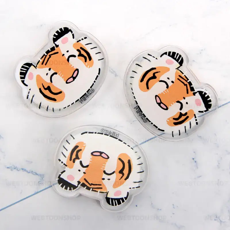 Tale of the Tiger Bride - Jibeom’s Face Acrylic Clip - Webtoon Shop - Paper Clips - Harumio