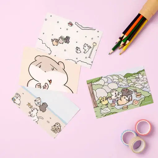 Common Ham - Postcard Set - Webtoon Friends - Postcard - Harumio