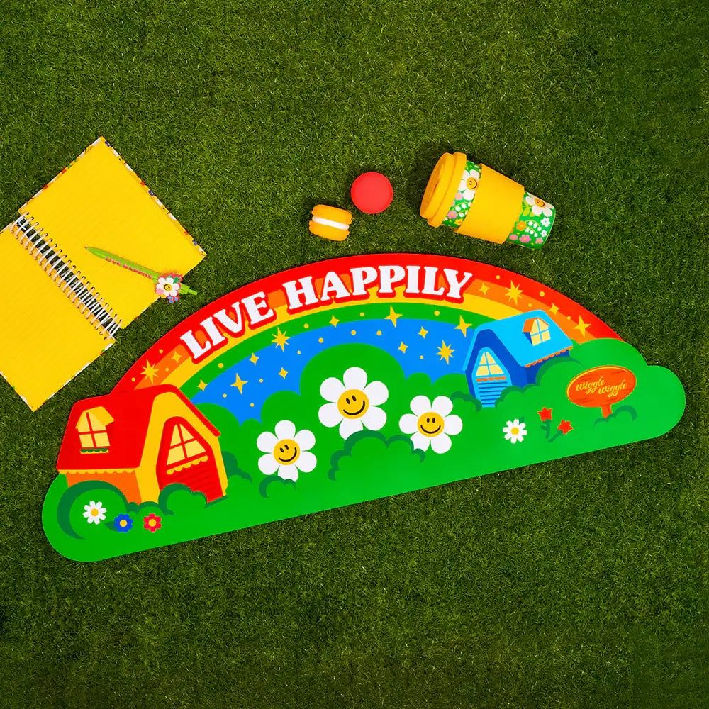Wiggle Wiggle - Spring Garden Desk Pad - Wiggle Wiggle - Desk Pad - Harumio