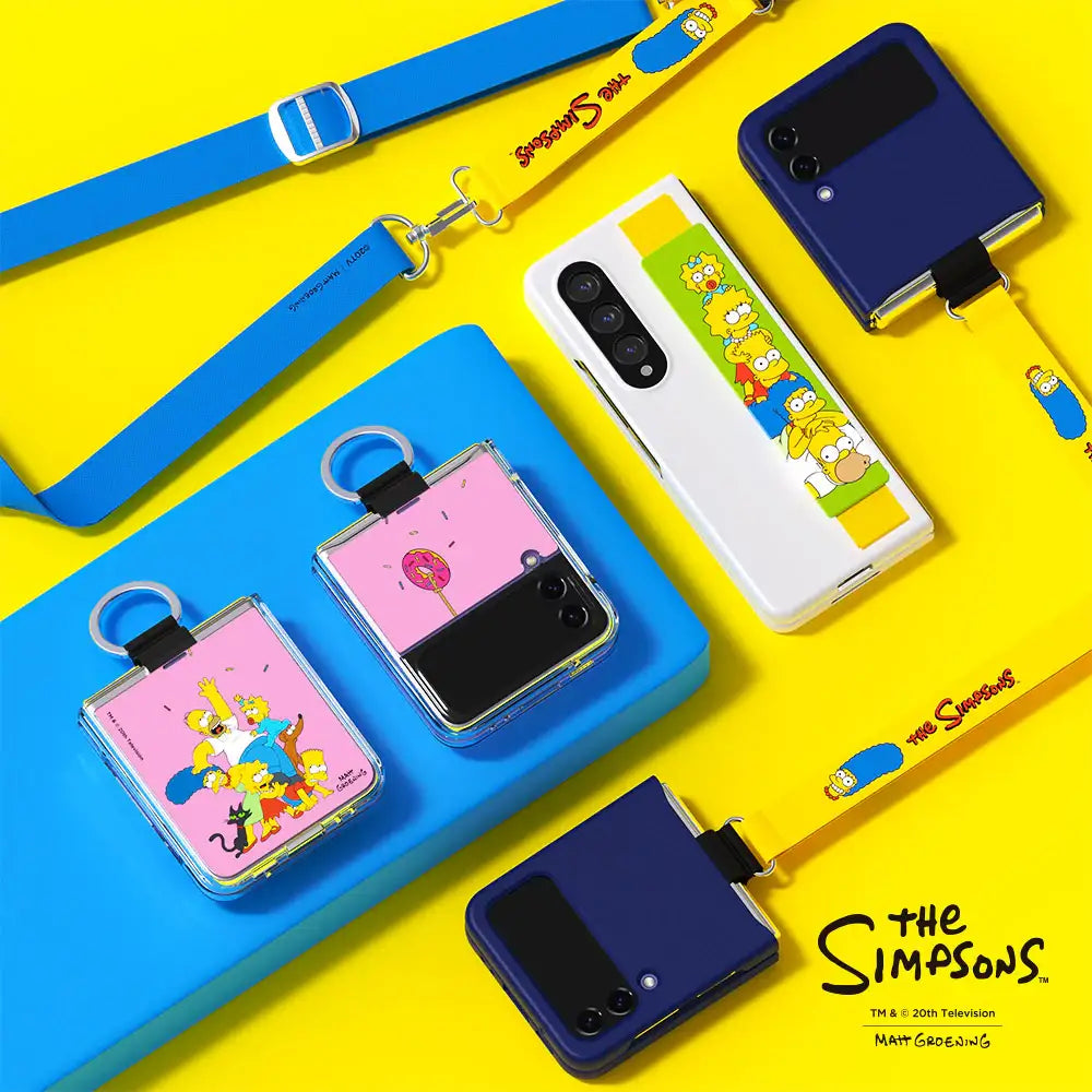 SLBS - Simpson Blue Dual Strap (Galaxy Z Flip4) - SLBS - Home & Living, Accessories - Harumio