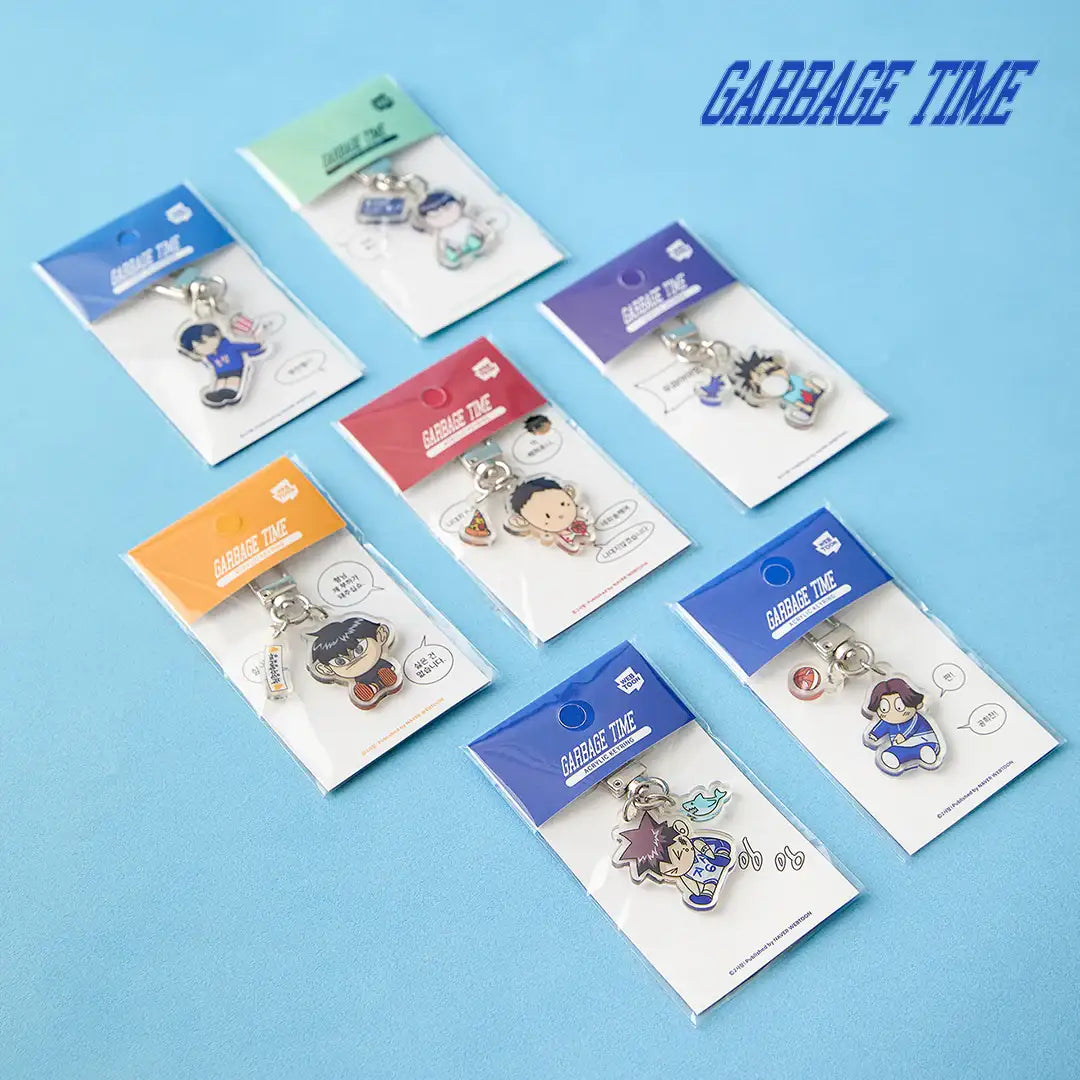 Garbage Time - Jakppung Acrylic Keyring - Webtoon Friends - Acrylic Keyring - Harumio