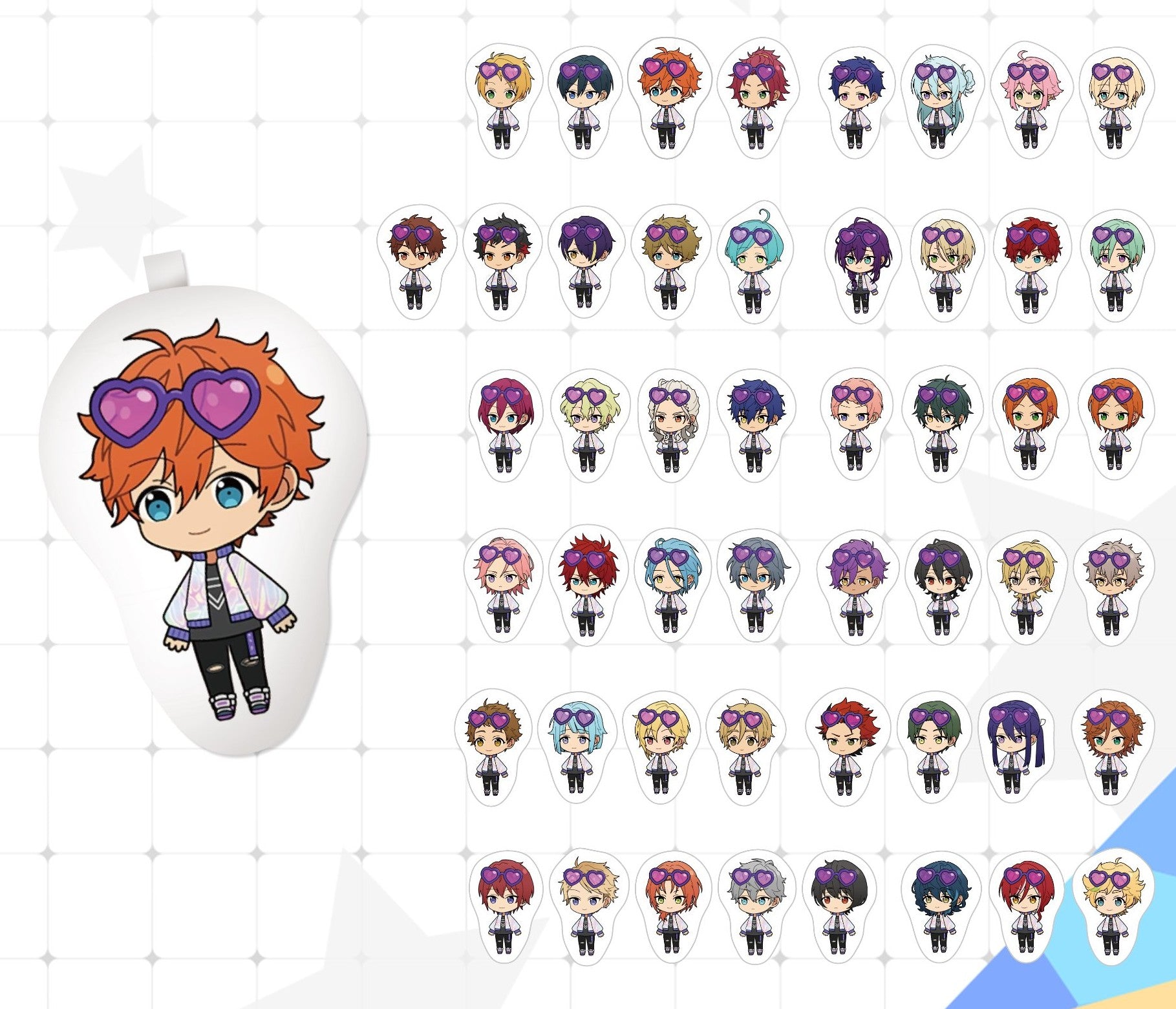 Ensemble Stars!! Precious Innocence Pop-up Store - Cushion Keyring - Toonique - Keyring - Harumio