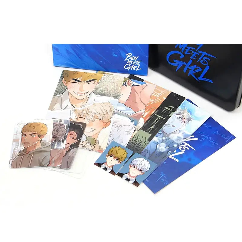 Boy Meets Girl - Postcard Set - Mrblue - Accessory - Harumio