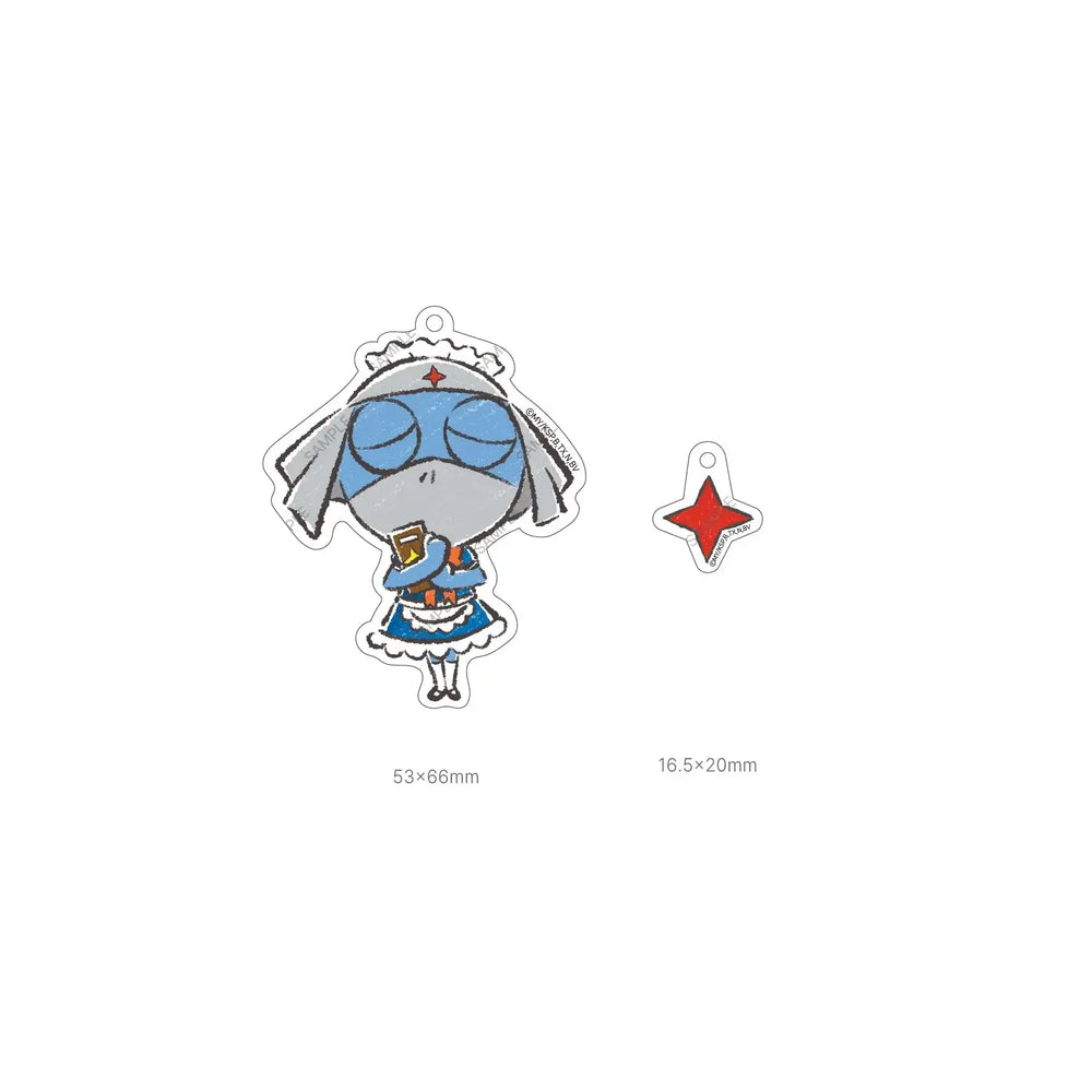 Keroro Gunsou - Cafe New Illustration Acrylic Keyring (Maid ver.) - Toon!que - Acrylic Keyring - Harumio