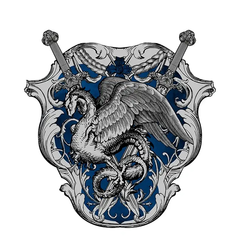 Under The Oak Tree - Remdragon Knights Crest Blanket - WAVE WHALES - Blankets - Harumio
