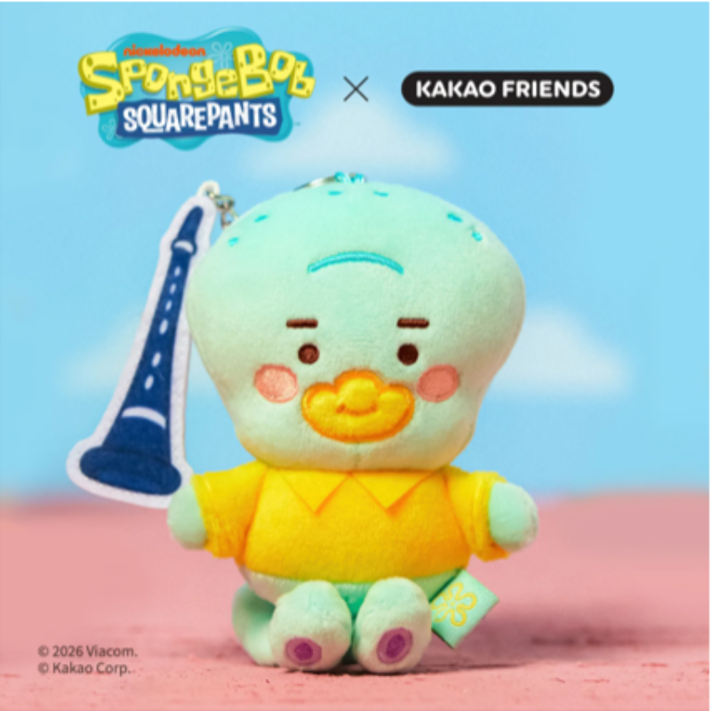 SpongeBob x Kakao Friends - Baby Keyring Dolls (6 Types)
