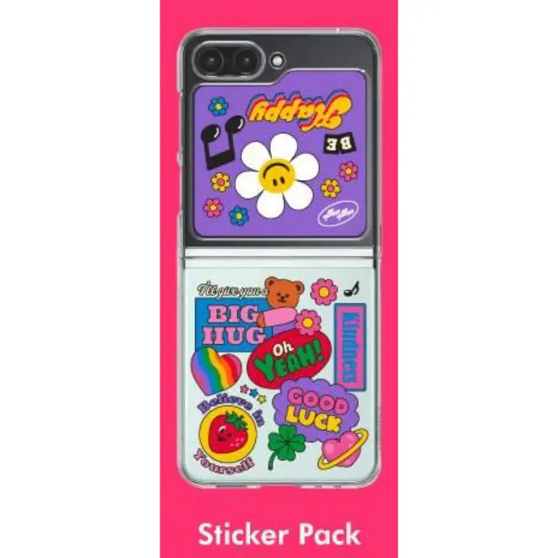 Wiggle Wiggle - Galaxy Z Flip 5 Transparent Case - Wiggle Wiggle - Phone Case - Harumio
