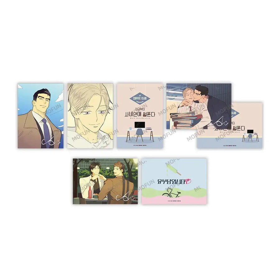 Work Love Balance x Mofun - A5 Illustration Colored Paper - Mofun - A5 Illustration Colored Paper - Harumio