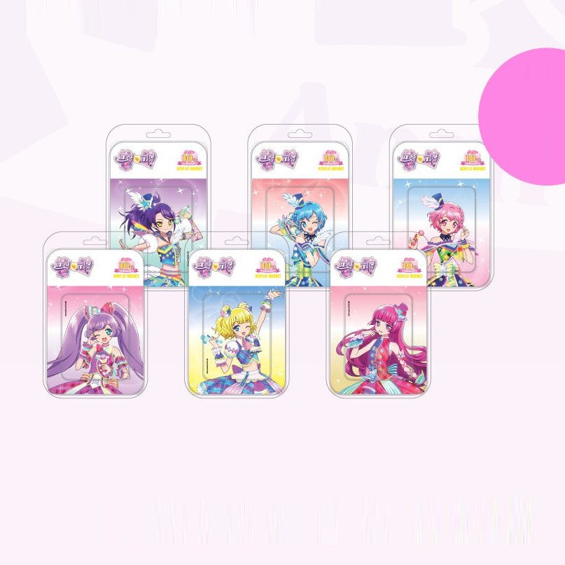 PriPara 10th Anniversary Pop-up - Postcard Magnet Set