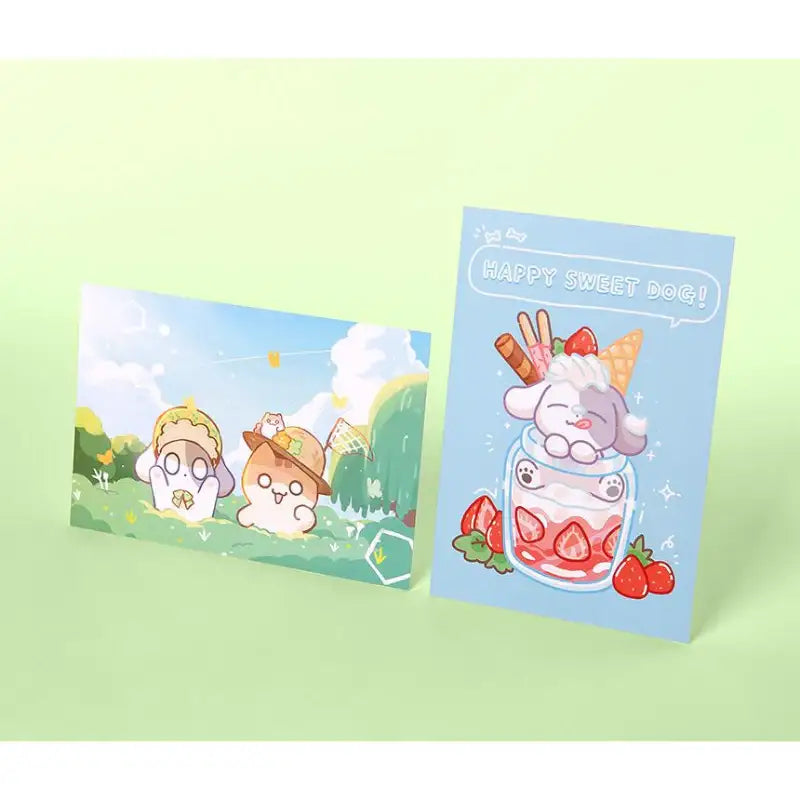The Owner of the Earth is a Cat - Postcard Set - D&C WEBTOON Biz - Postcard - Harumio