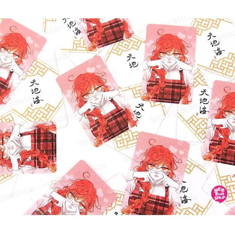 Heaven And Earth - Photo Card + Heart Button (Random) - Webtoon Shop - Accessories - Harumio