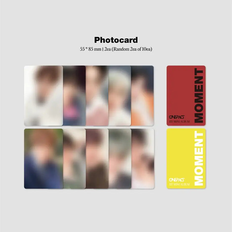 ONE PACT - Moment : 1st Mini Album (POCA Album) - Warner Music / Arma D&T Co., Ltd. - Album - Harumio