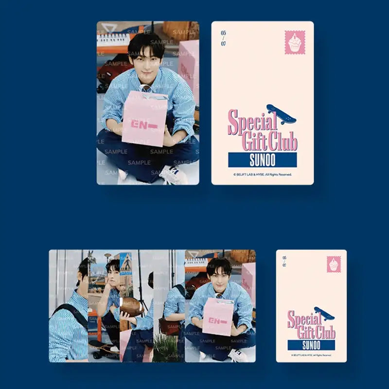 ENHYPEN - Special Gift Club - Sunoo Photo Card Holder - ENHYPEN - Photo Card Holders - Harumio