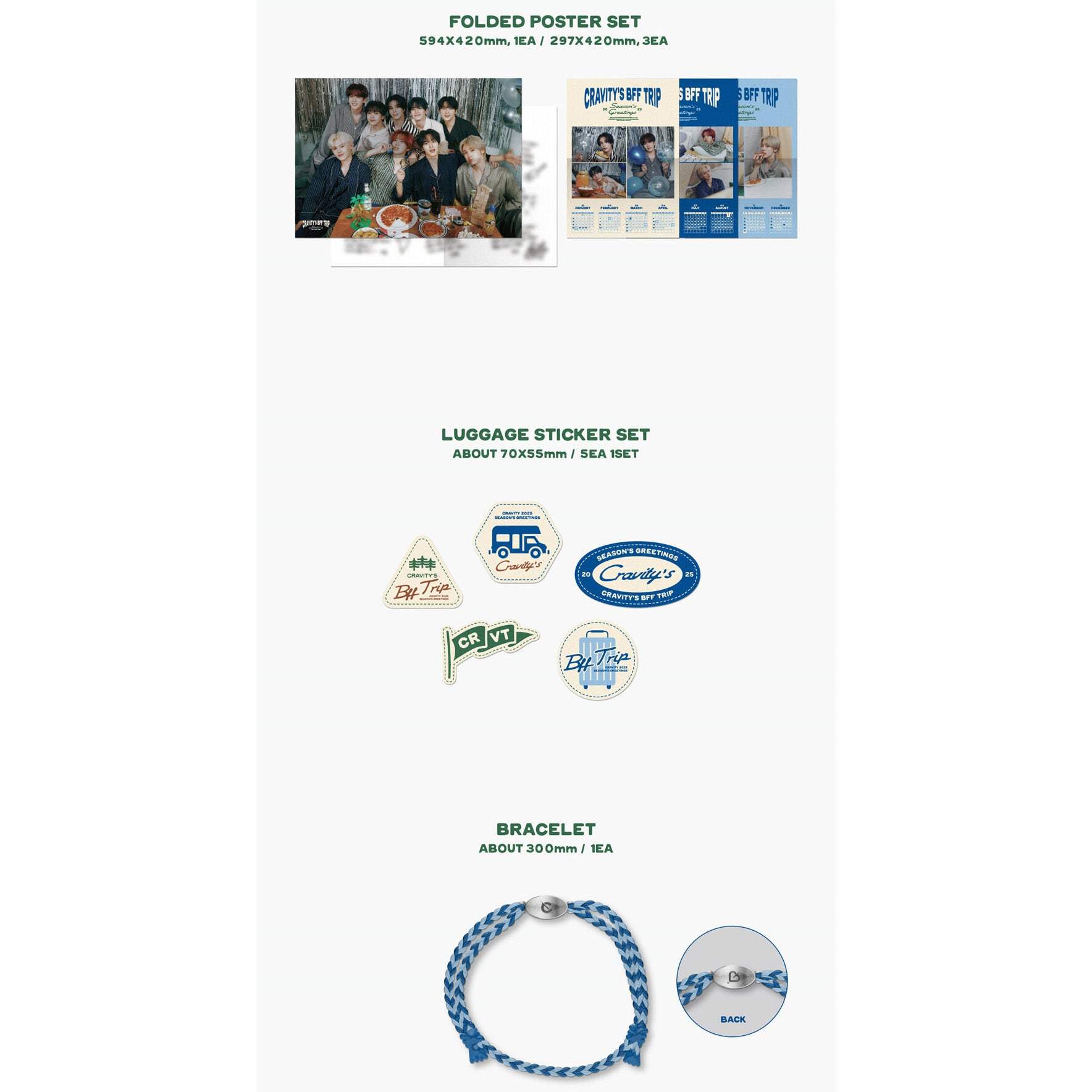 CRAVITY - 2025 Season's Greetings (CRAVITY BFF TRIP) - Starship Entertainment - Merchandise - Harumio