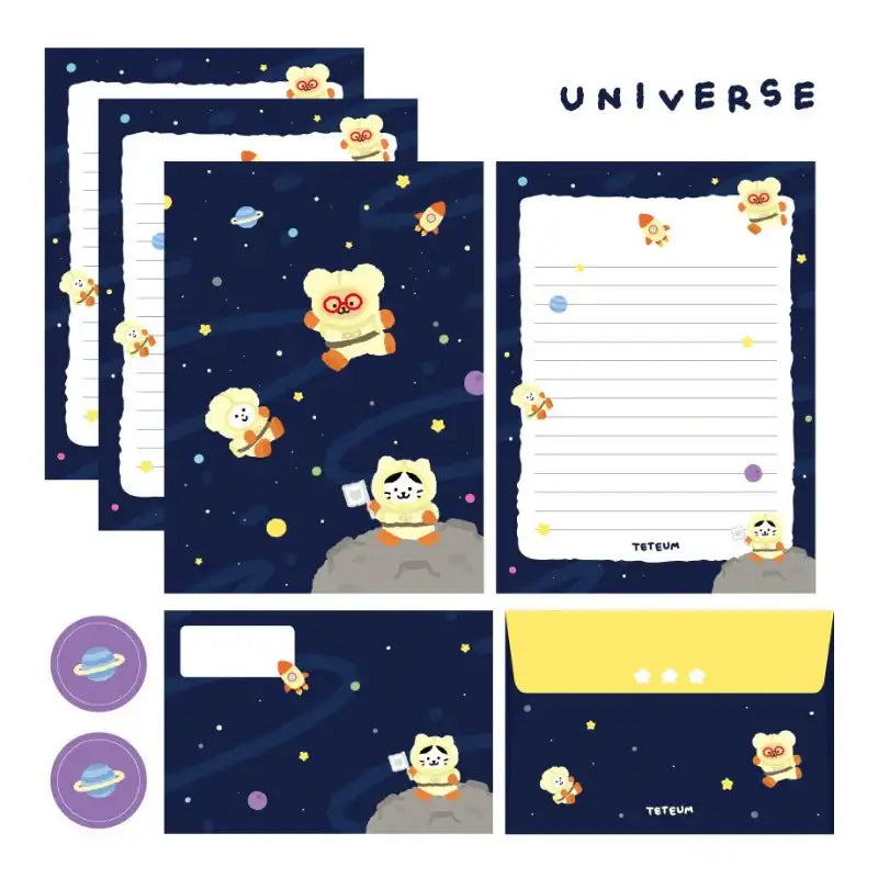 Teteum - Teteum Letter Set - Teteum - Letter Sets - Harumio