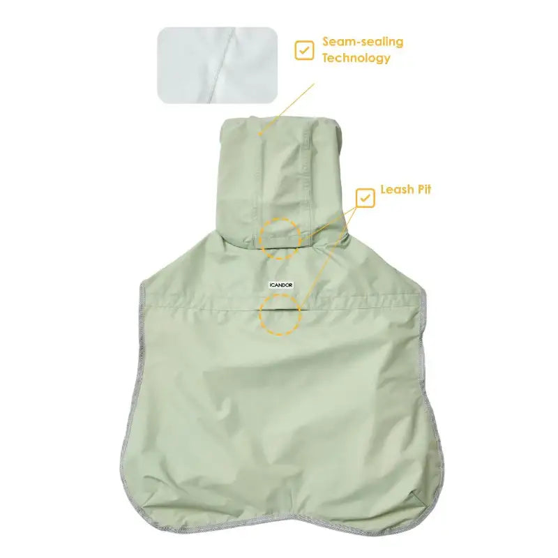 iCANDOR - Adventure Raincoat, Earth - iCANDOR - Pet Clothes - Harumio