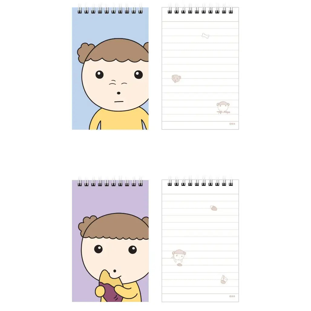 Maru Is a Puppy - Vertical Notebook - Webtoon Friends - Stationery - Harumio
