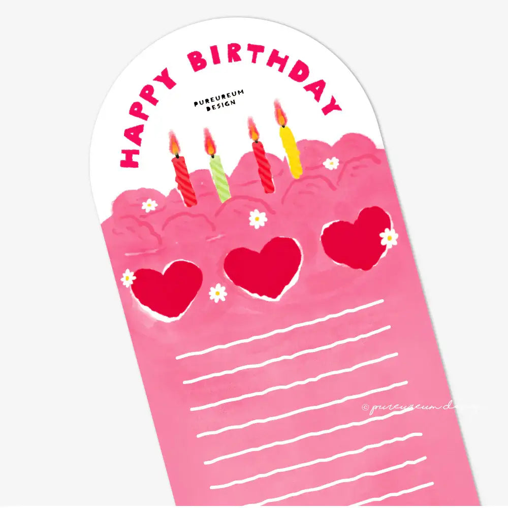 Pureureum Design - Cupid Bear Birthday Cake Sticker - Pureureum Design - Home & Living, Accessories - Harumio
