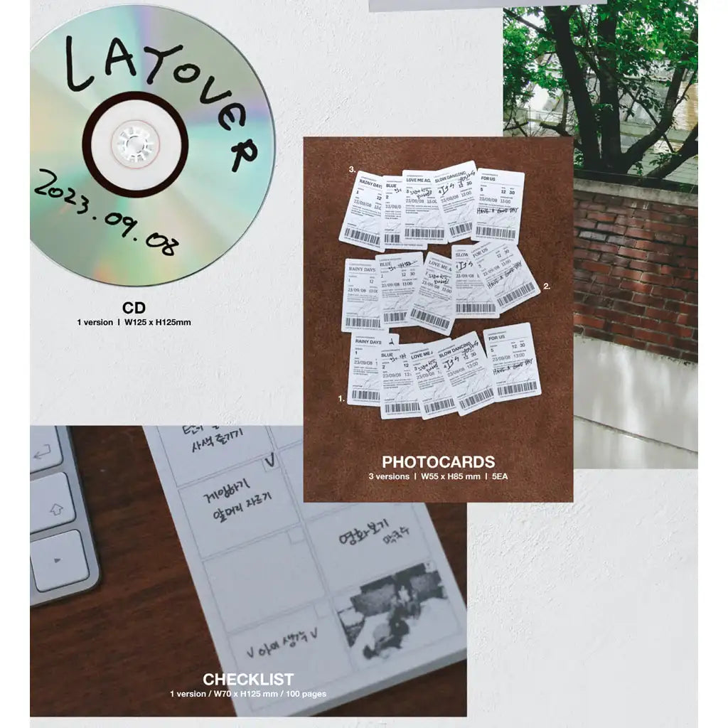 BTS V - Layover : 1st Solo Album - BTS V - Album - Harumio