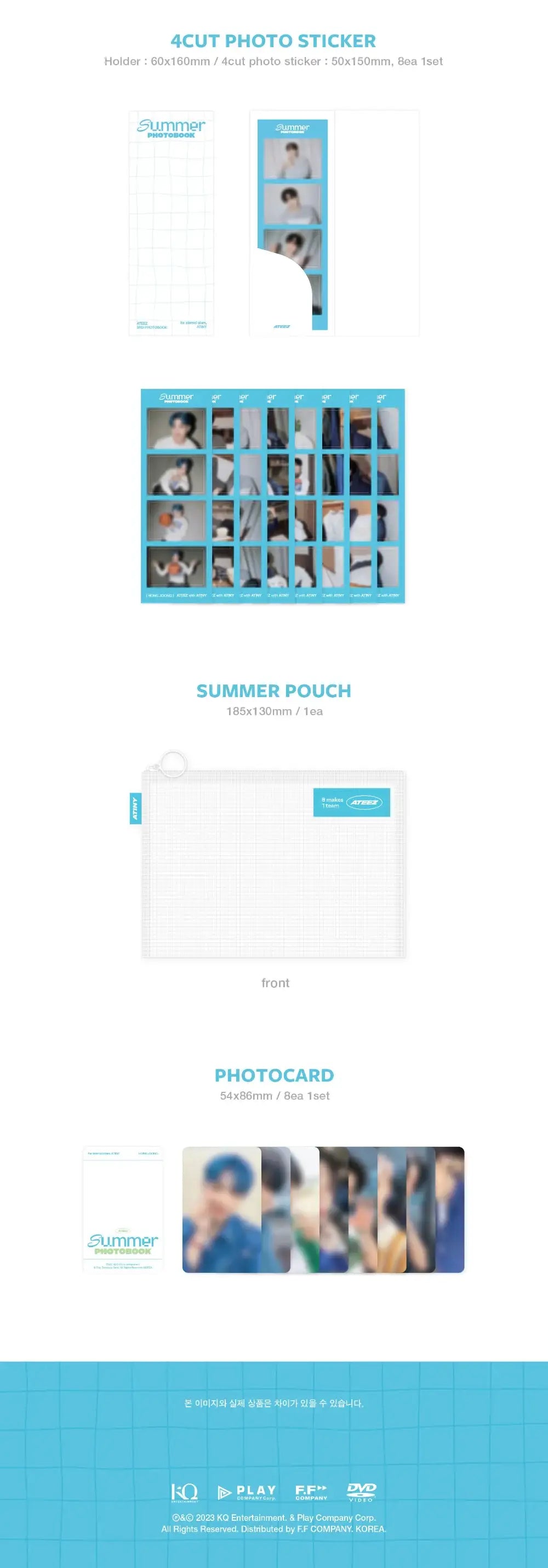 ATEEZ - 2023 SUMMER PHOTOBOOK - KQ Entertainment - Photobook - Harumio