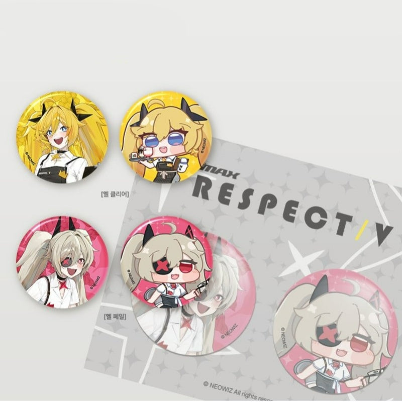 DJMAX RESPECT V X ANIPLUS - Can Badge Set