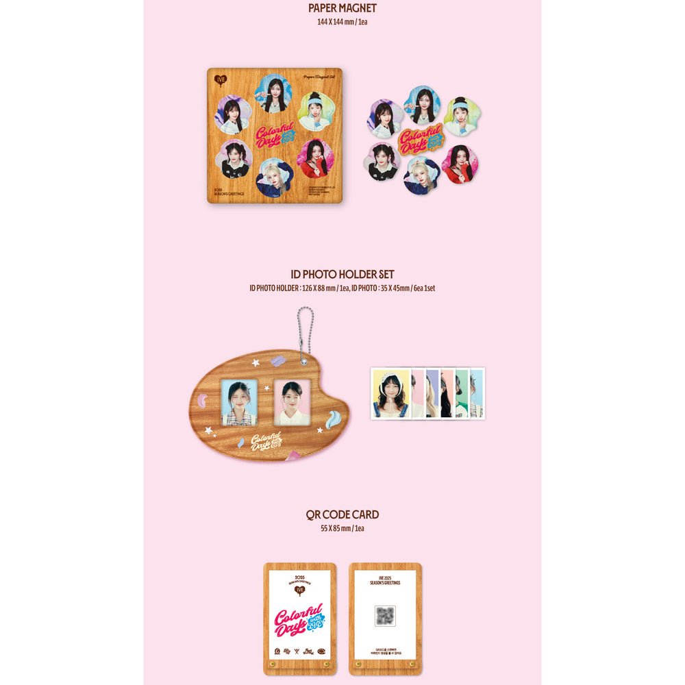 IVE - 2025 Season's Greetings (Colorful Days with IVE) - Starship Entertainment - Merchandise - Harumio