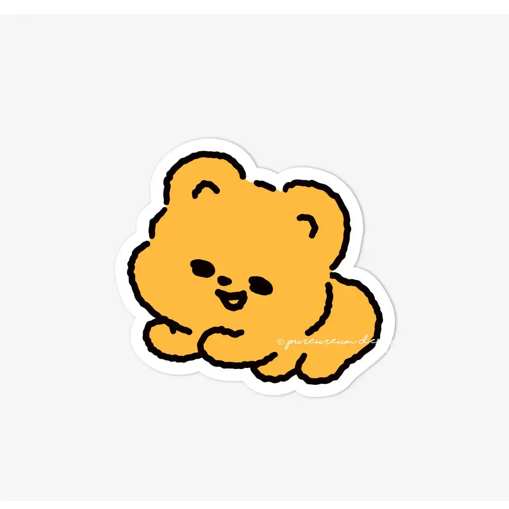Pureureum Design - Cupid Bear Dance Engraving Sticker - Pureureum Design - Home & Living, Accessories - Harumio