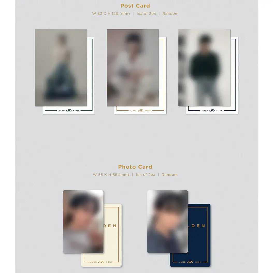 BTS Jung Kook - GOLDEN : 1st Solo Album (Photobook & Weverse Album Set) - BTS Jung Kook - Album - Harumio