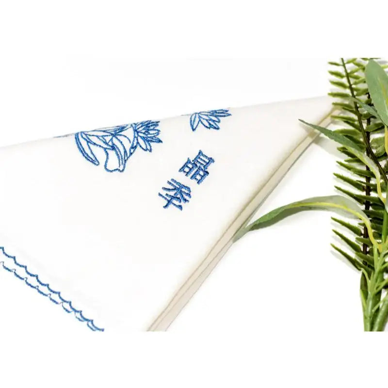 Jeong-Nyeon - Embroidered Handkerchief - Soone Content - Handkerchief - Harumio