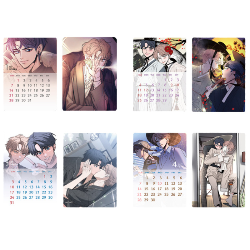 Sketch 2024 Photo Card Calendar Acrylic Stand