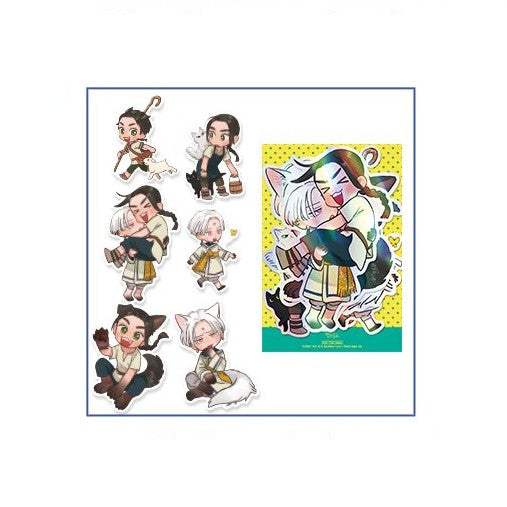 Yoake no Uta x LIMITION - BIG! Hologram Removable Sticker Set - LIMITATION OFFICIAL - Sticker - Harumio