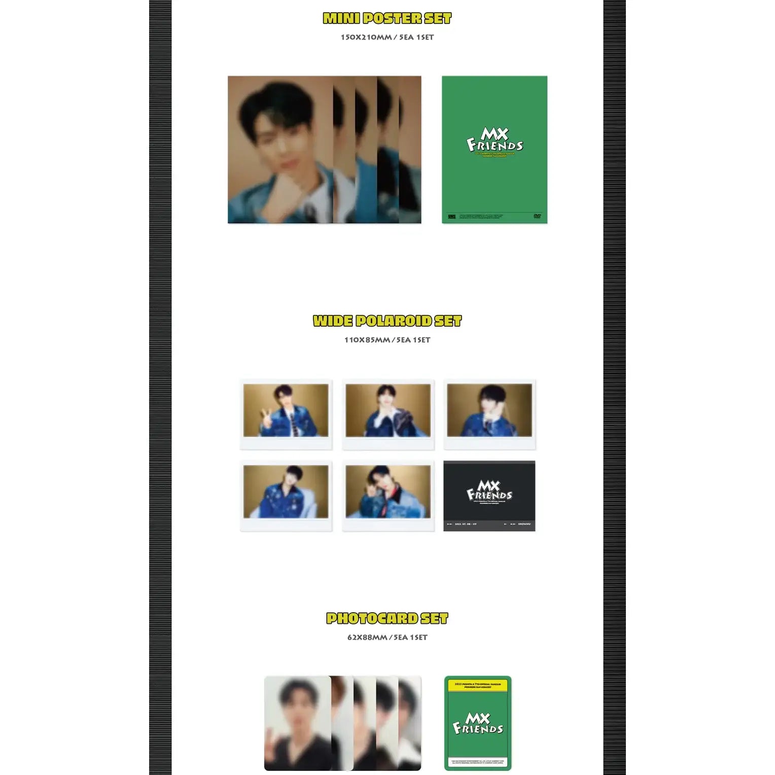 MONSTA X - 2023 7th Official FanClub MONBEBE Fan Concert MX Friends (DVD) - MONSTA X - Album - Harumio