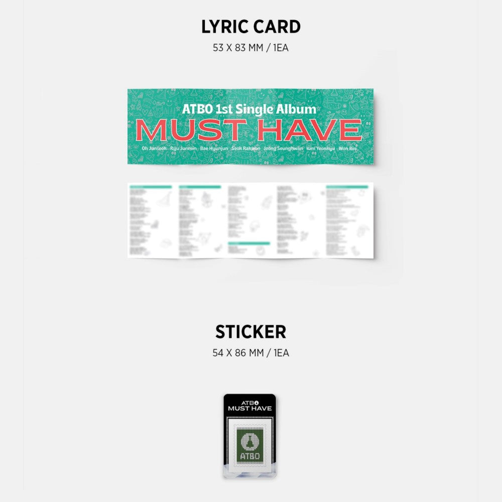 ATBO - Must Have : 1st Single Album Set (Light + Premium Version)