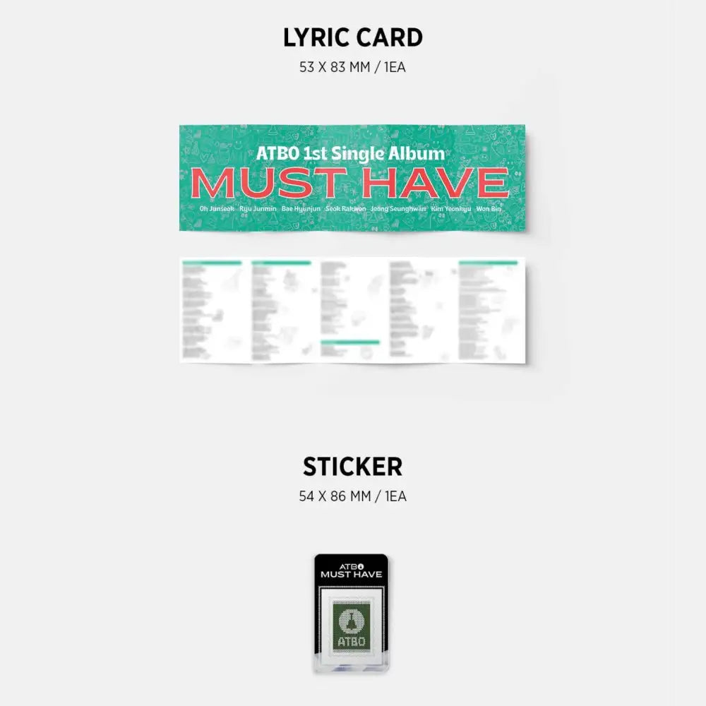 ATBO - Must Have : 1st Single Album Set (Light + Premium Version) - IST Entertainment - Album - Harumio