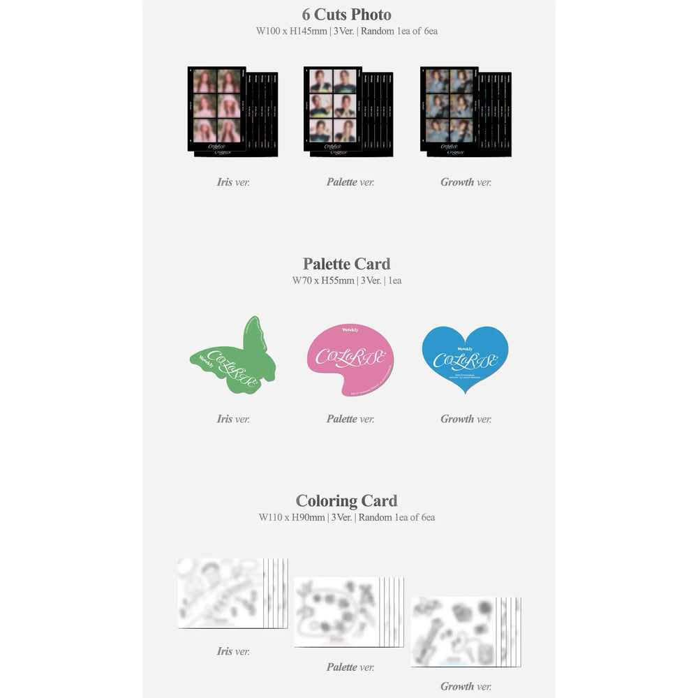 WEEEKLY - Colorise : 5th Mini Album - WEEEKLY - Album - Harumio