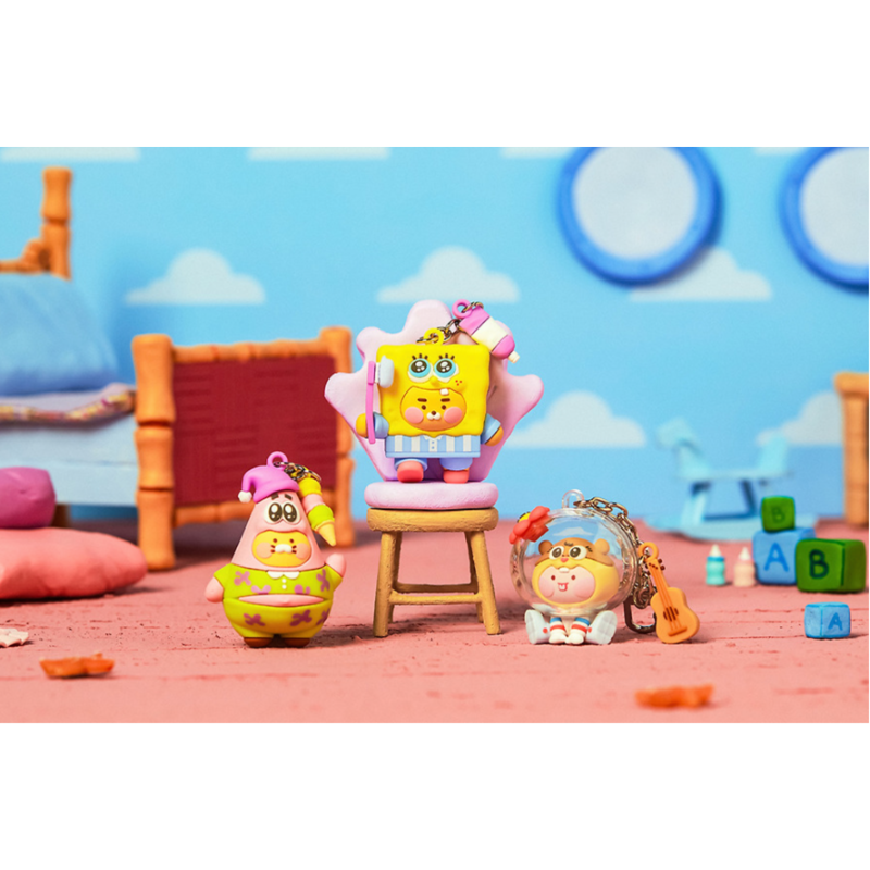 SpongeBob x Kakao Friends - Figure Keyring