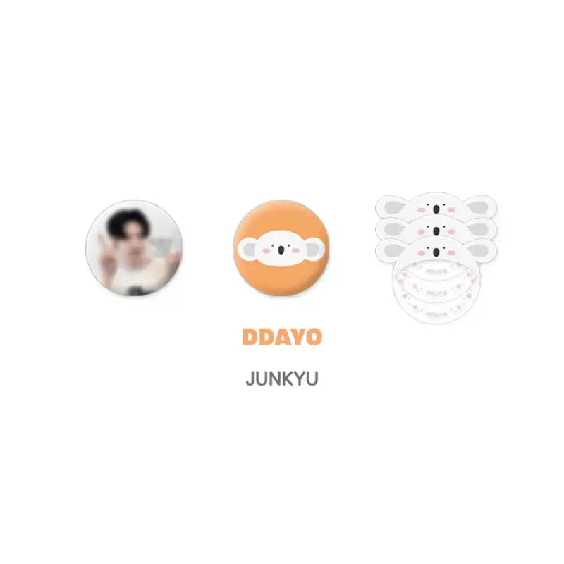 TREASURE - Funny Treasure - Can Badge & PVC Cover Set - TREASURE - Badge - Harumio