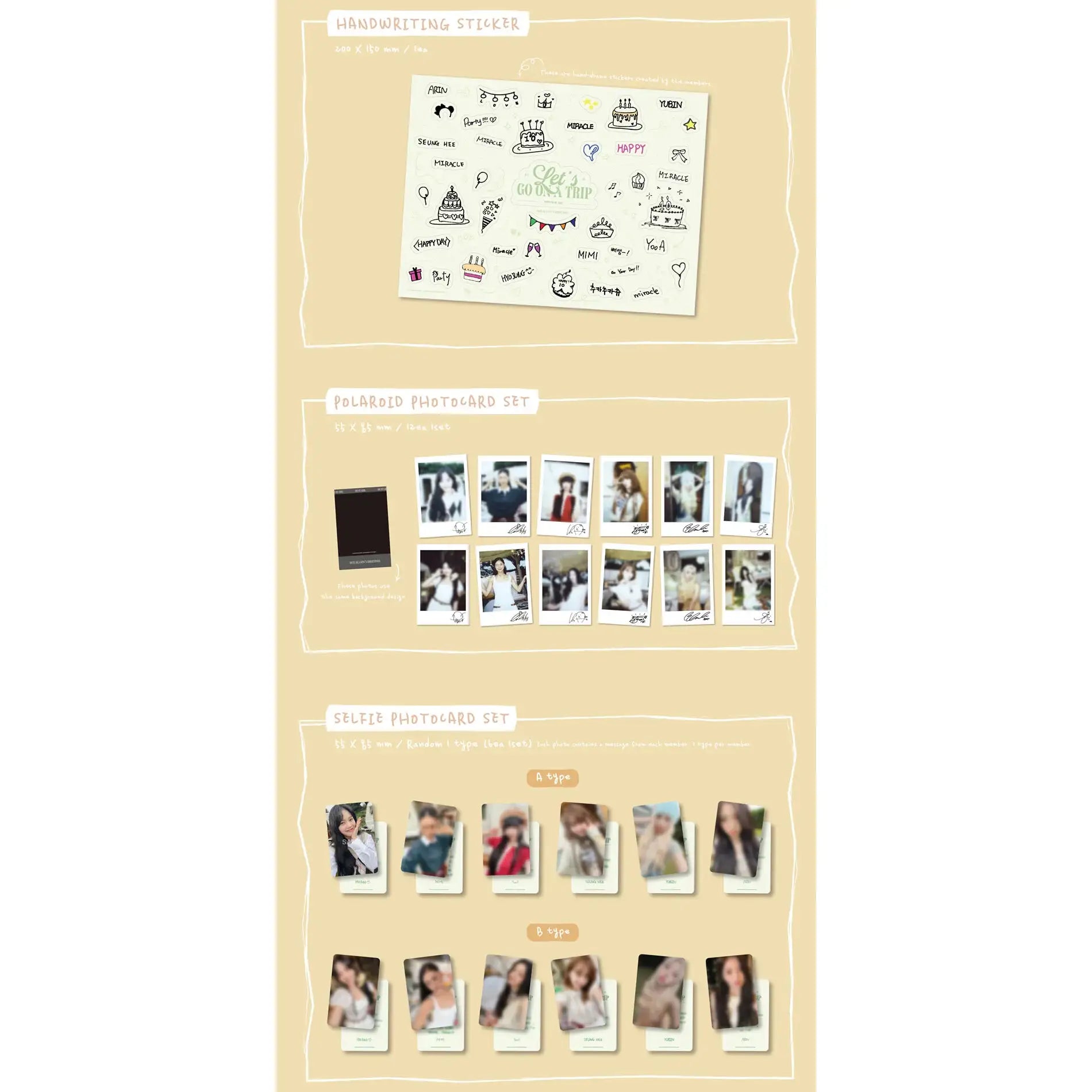 OH MY GIRL - 2025 Season's Greetings (LET’S GO ON A TRIP) - WM Entertainment - Merchandise - Harumio