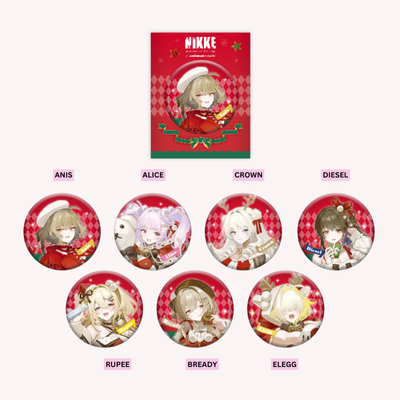 NIKKE: Goddess of Victory x Animate - Can Badge (7 Types)