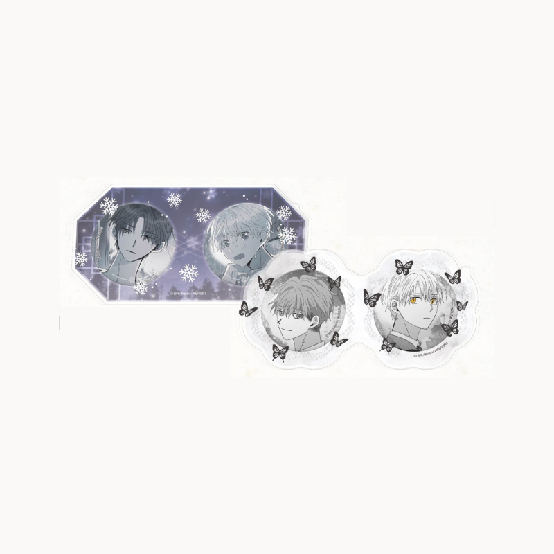 Sora's Eyes x Bound to Be x BeOn Annex - Can Badge 2-Piece Set & Acrylic Holder