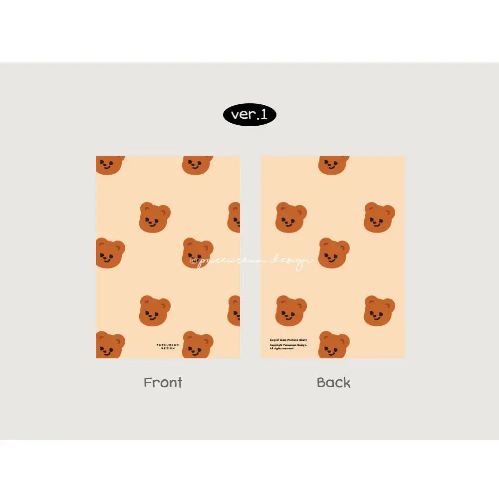 Pureureum Design - Cupid Bear Picture Diary - Pureureum Design - Home & Living, Accessories - Harumio