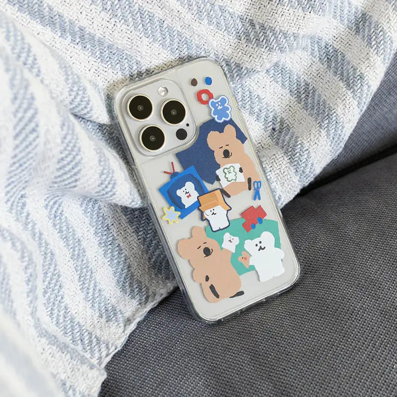 Dinotaeng - Boxville Sticker iPhone Clear Case - Dinotaeng - Phone Cases - Harumio