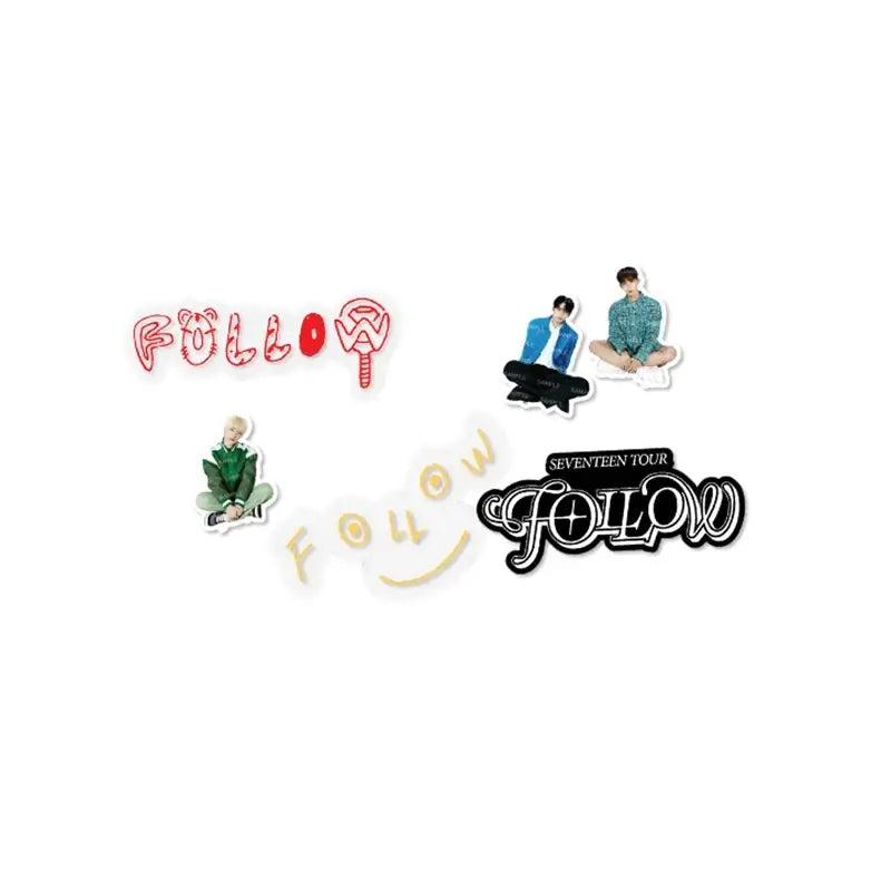 SEVENTEEN - Follow - Sticker Set - SEVENTEEN - sticker - Harumio