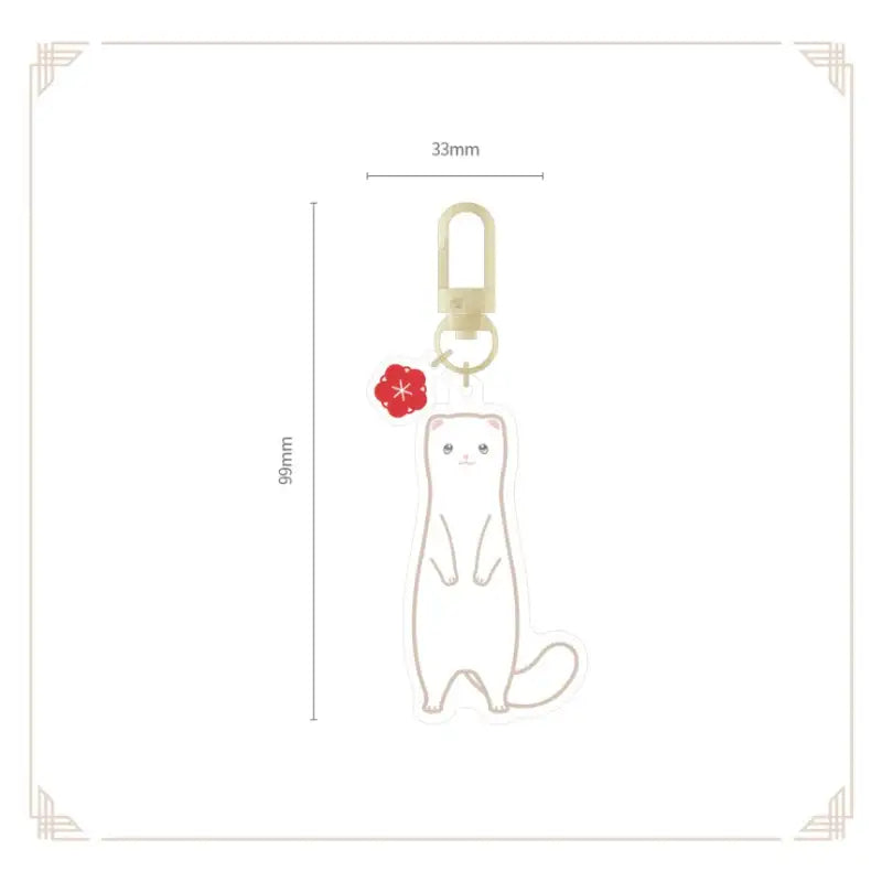 Return of the Blossoming Blade - Acrylic Keyring - Webtoon Friends - Keyrings - Harumio