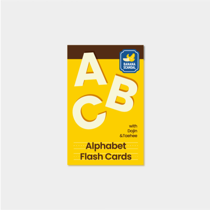 Banana Scandal - Dojin X Taehee Alphabet Flash Cards