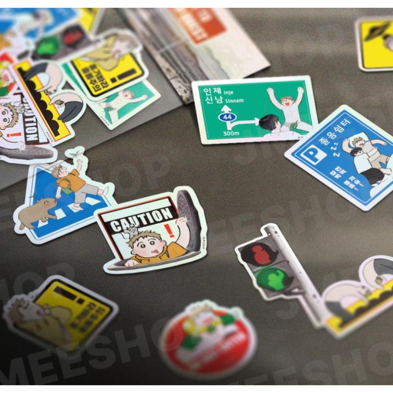 Red Thread Quest - SD Road Sign Sticker Pack