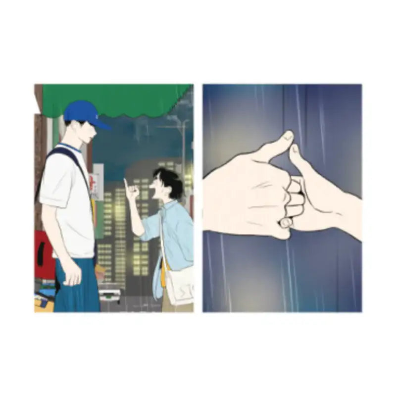 After School Lessons For Unripe Apples - Lenticular Postcard - Webtoon Friends - Lenticular Postcard - Harumio