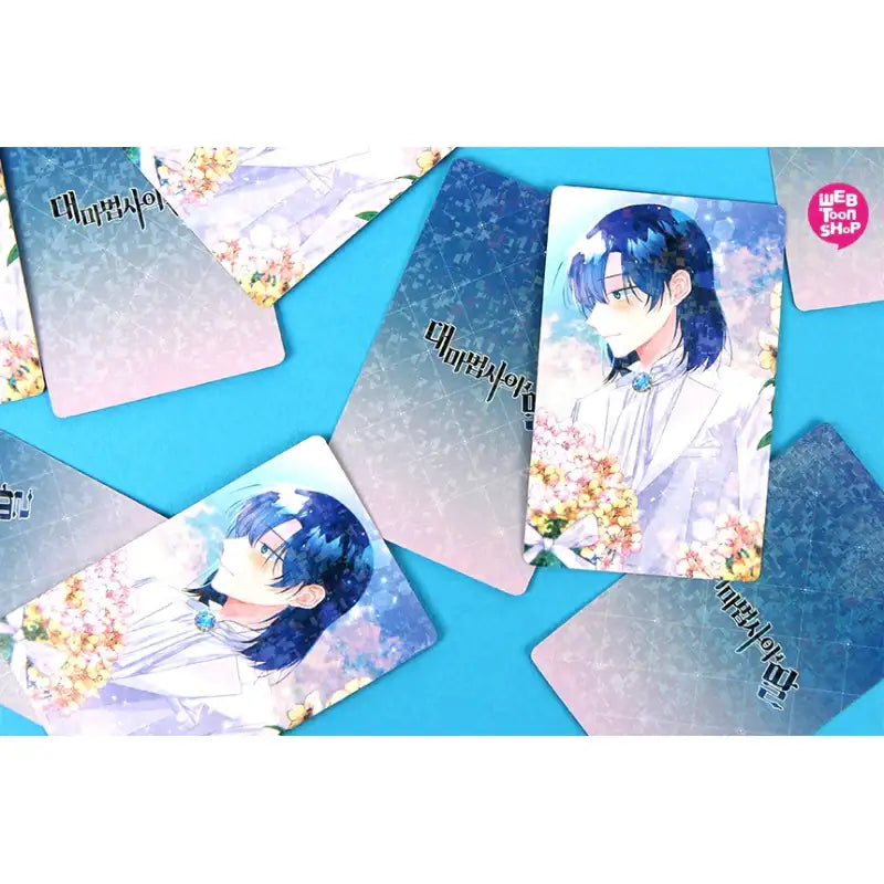 Daughter of the Archmage - Photo Card + Pin Button Set - Webtoon Shop - Photo Card - Harumio