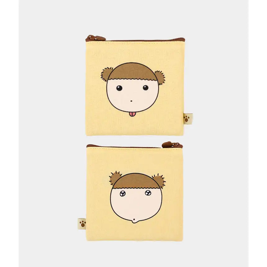Maru Is a Puppy - Flat Square Pouch - Webtoon Friends - Stationery - Harumio