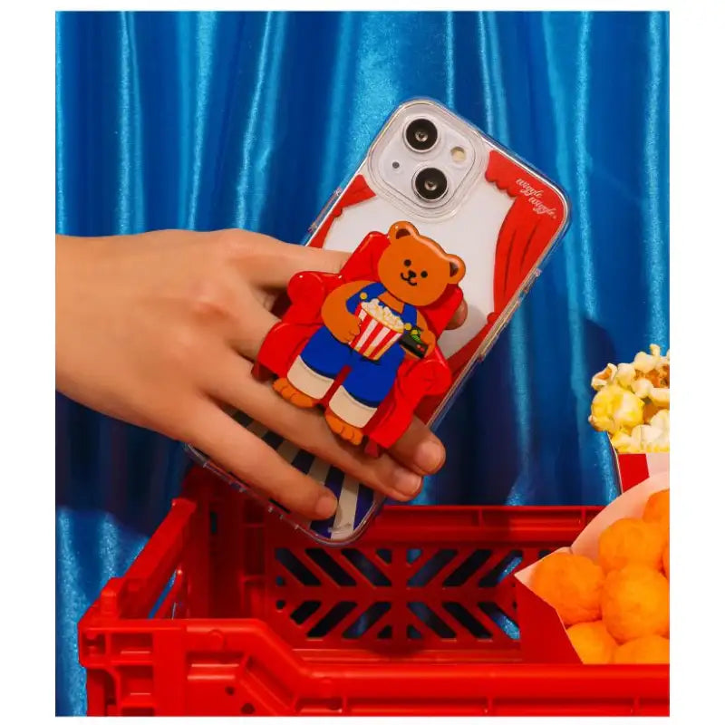 Wiggle Wiggle - Samsung Series Transparent Case & Big Griptok Set 3 - Wiggle Wiggle - Phone Case - Harumio